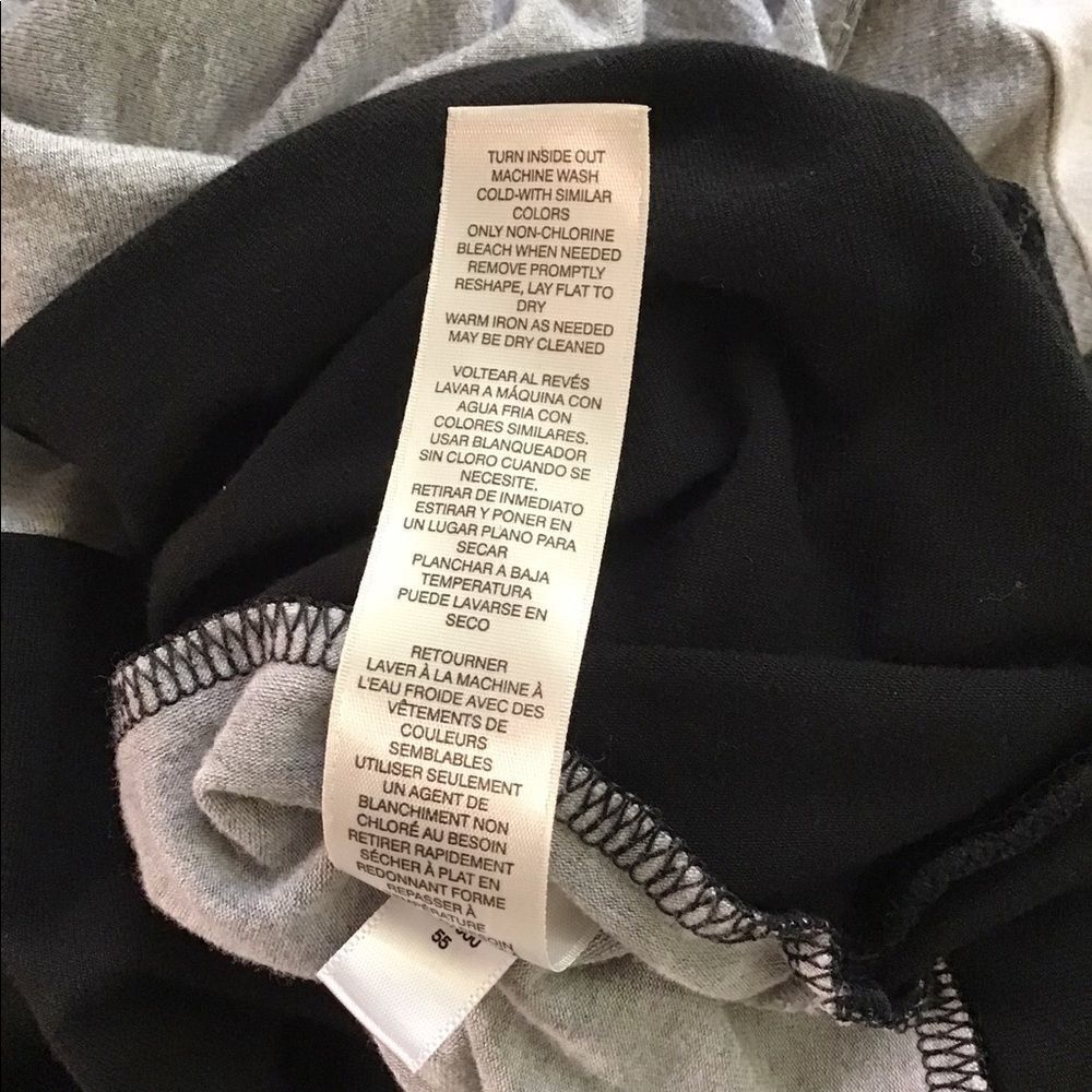 WHITE house black market 3/4 t-Shirt top M‎ - Picture 7 of 8